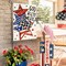4th of July Patriotic Garden Flag 12x18 Inch Double Sided Outside, God Bless America Stars and Stripes Yard Outdoor Decoration